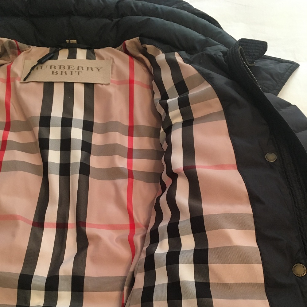 Burberry Black Down Coat
